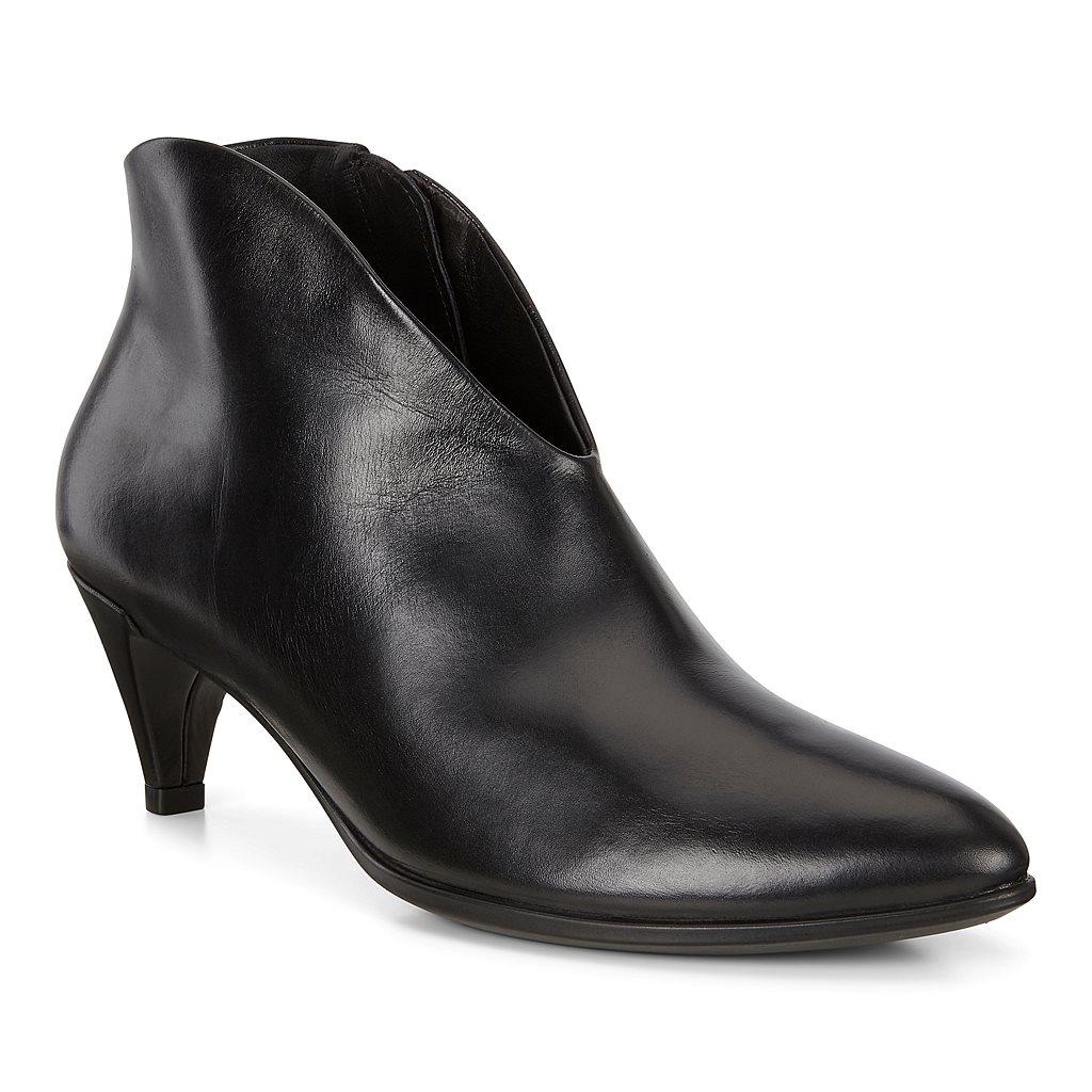 Bottines Ecco Shape 45 Pointy Sleek Femme Noir 7432-RVYTM